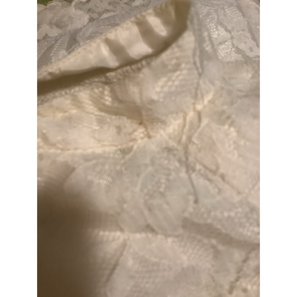 1950s lace wedding dress with overskirt couture wedding 6 See Measurements - Picture 9 of 10